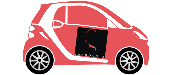 voiture de livraison - smart langousta