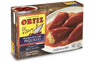 Poivrons del piquillo farcis morue